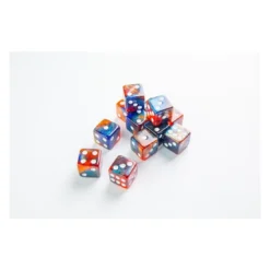 Gamegenic 16mm DICE Galaxy Series Mars- D6 Dice Set 12pcs