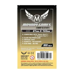 Mayday: 61mm X 103mm: Magnum Space Card Sleeves (100 Stuks)