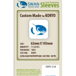 Swan: 62mm X 103mm: Sleeves Koryo Thick (75)