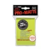 Ultra Pro 66mm X 91mm Pro-Matte Bright Yellow -Exporteren Spel Craft Winkel 66mm x 91mm pro matte bright yellow