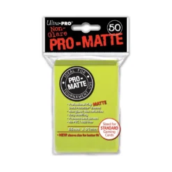 Ultra Pro 66mm X 91mm Pro-Matte Bright Yellow