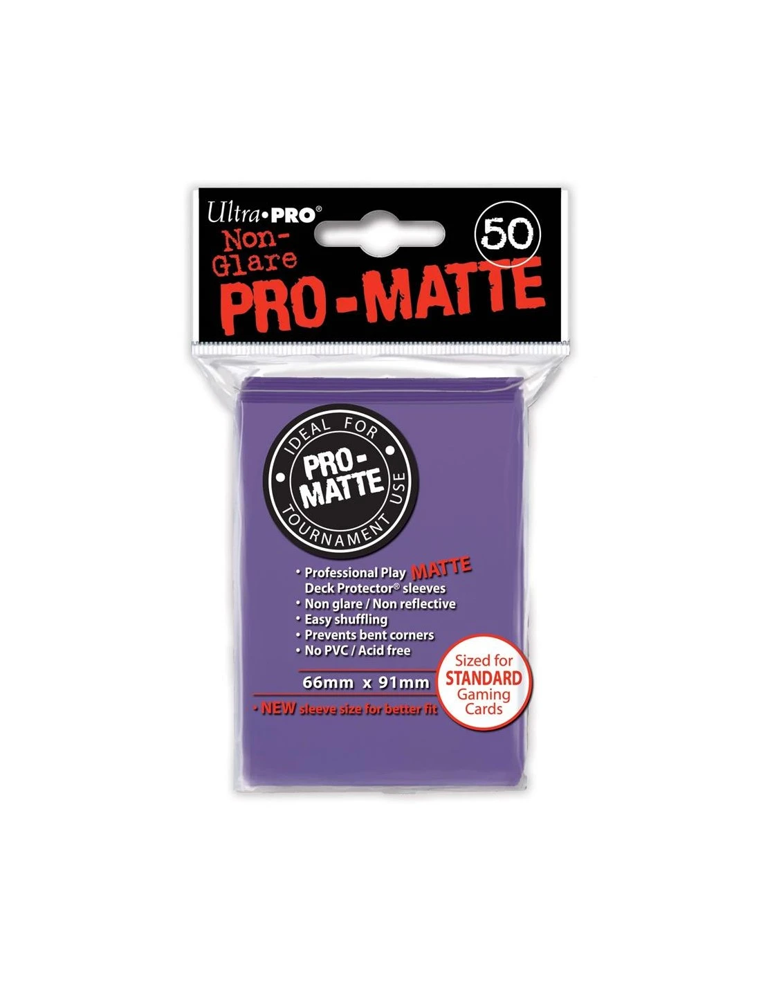 Ultra Pro 66mm X 91mm Pro-Matte Purple (50 Stuks) 3 Ultra Pro 66mm X 91mm Pro-Matte Purple (50 Stuks)