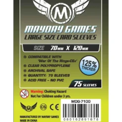 Mayday: 70mm X 120mm: WOTR: CE Card Sleeves Premium (75 Stuks)
