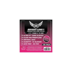 Mayday: 70mm X 70mm: Small Square Premium Card Sleeves (50 Stuks)