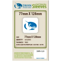 Swan: 77mm X 128mm: Sleeves Thick (50)