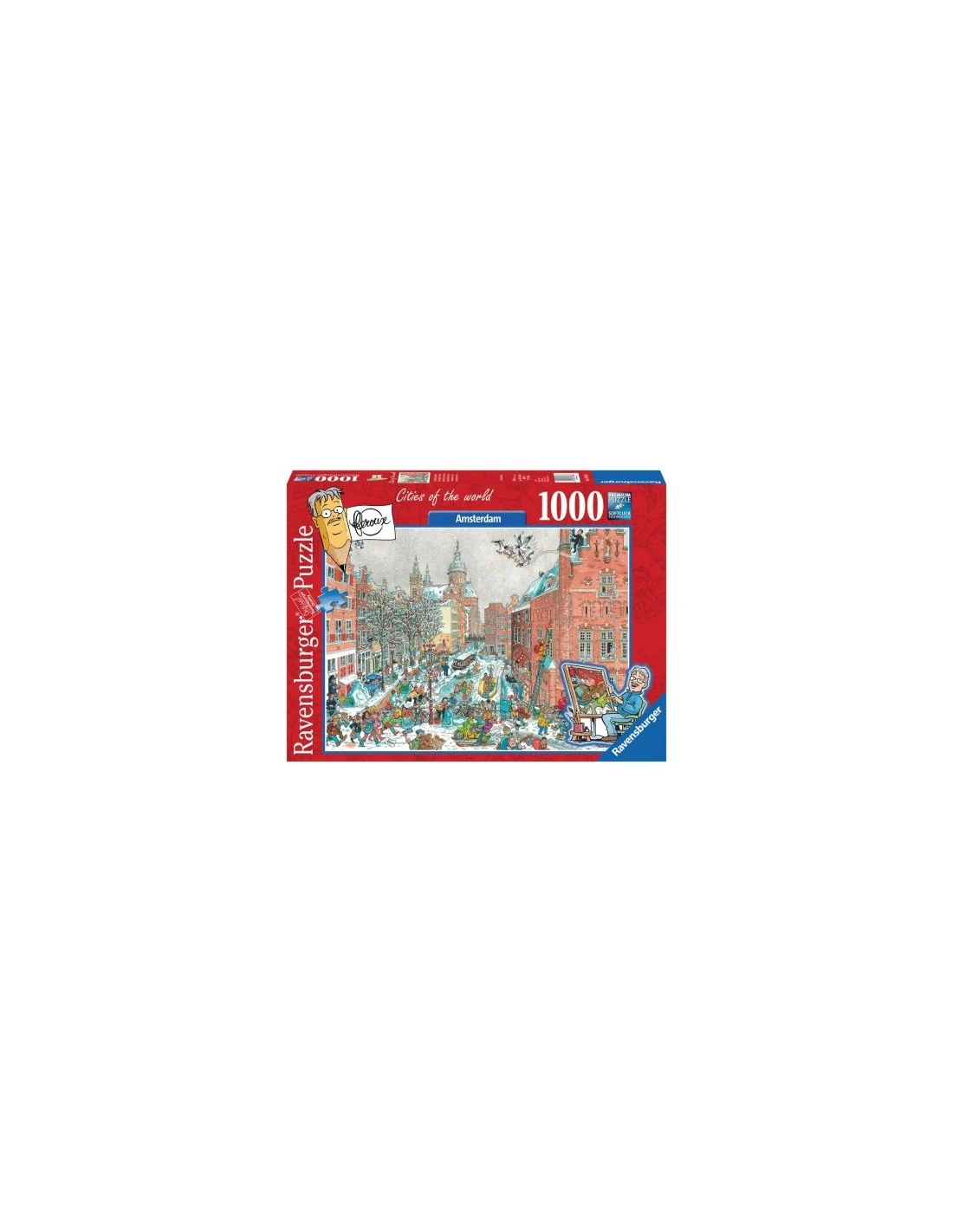 Ravensburger Amsterdam In Winter - Fleroux (1000) 3 Ravensburger Amsterdam In Winter - Fleroux (1000)