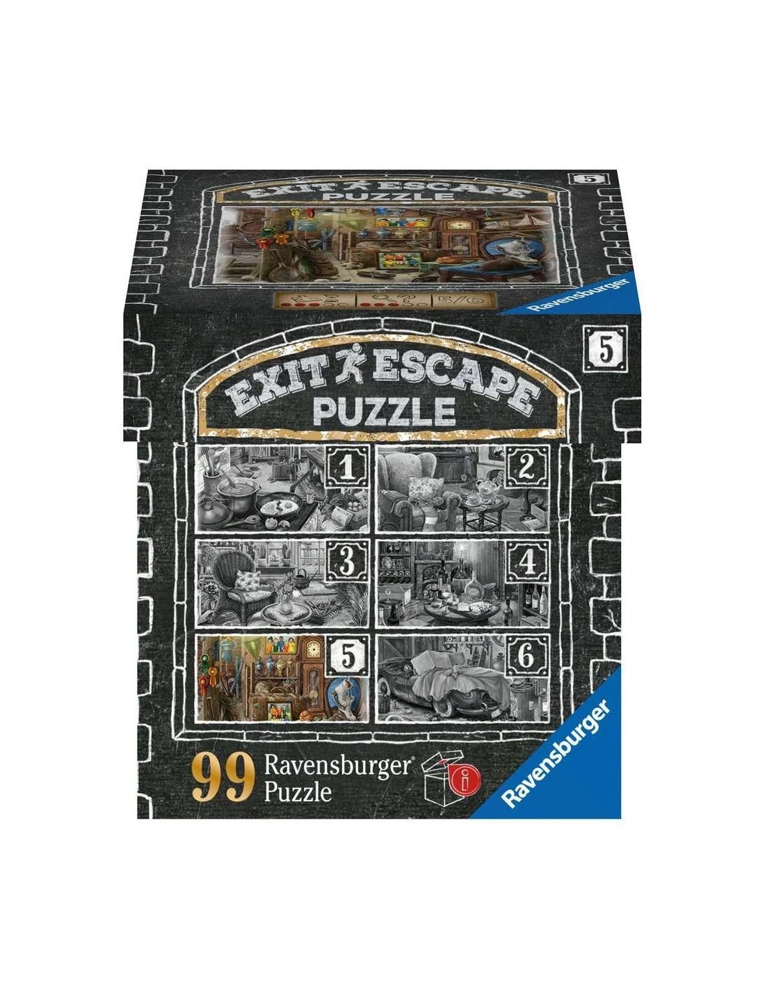 Ravensburger EXIT Puzzle: Im Gutshaus – Dachboden (99 Stuks) 3 Ravensburger EXIT Puzzle: Im Gutshaus – Dachboden (99 Stuks)