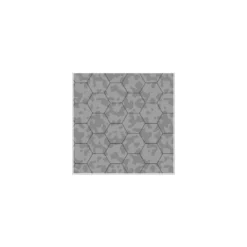 Gaming Paper: Gray 1" Hexagon Roll