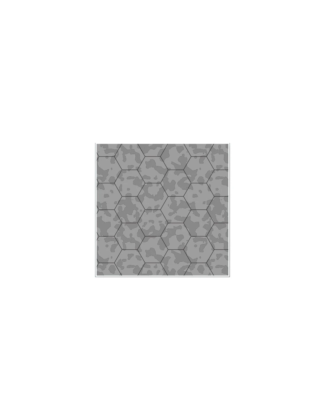 Gaming Paper: Gray 1" Hexagon Roll 3 Gaming Paper: Gray 1" Hexagon Roll