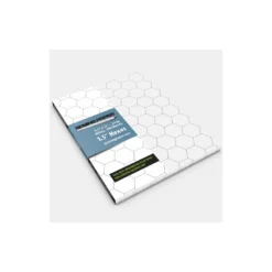 Gaming Paper Singles: White 1.5" Hexagon