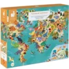 Janod Educatieve Puzzel - Dinos (200) -Exporteren Spel Craft Winkel janod educatieve puzzel dinos 200