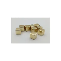 Kunststof Blokje 10mm Goud