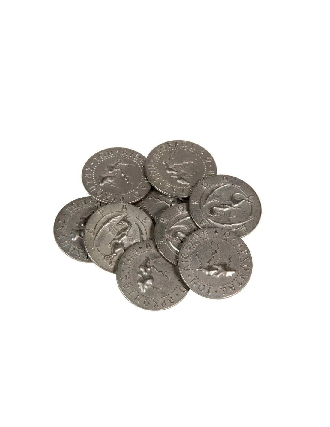 Mythological Monsters Themed Gaming Coins - Large 30mm (9-Pack) 3 Mythological Monsters Themed Gaming Coins - Large 30mm (9-Pack)
