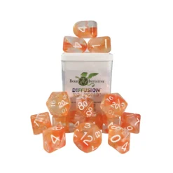 Polyhydral Diceset - 15 Dice: Diffusion Koi Pond