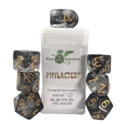 Polyhydral Diceset - 7 Dice: Diffusion Phylactery