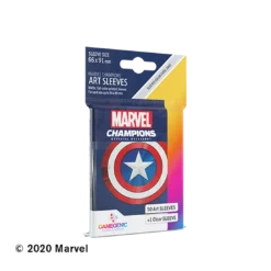 Gamegenic SLEEVES Marvel Champions - Captain America 66mm X 91mm (50 Stuks)