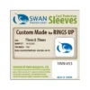 Swan: 75mm X 75mm: Sleeves (150 Stuks) -Exporteren Spel Craft Winkel swan 75mm x 75mm sleeves 150 stuks
